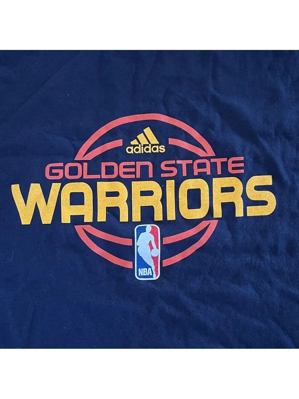 Adidas Golden State Warriors Tee - Size Large